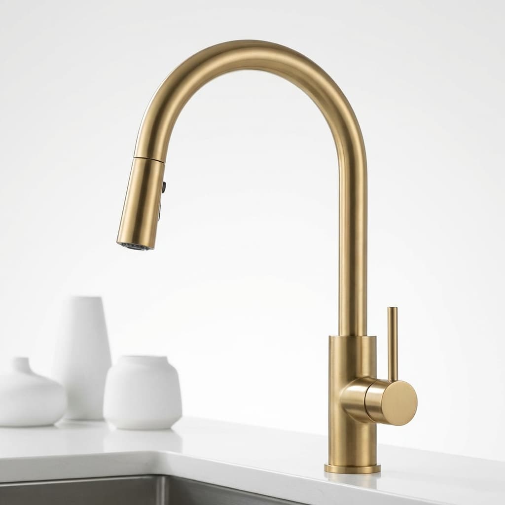 High-Arc Pull-Down with Soap Dispenser